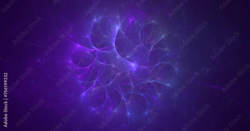 3D manual rendering abstract fractal electromagnetic background. Its not AI Generatd illustration.