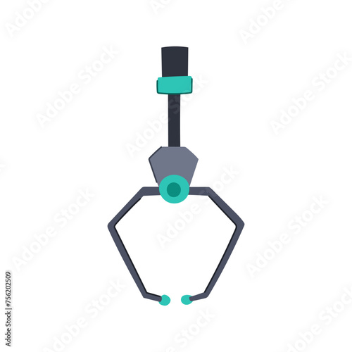 game claw machine cartoon vector illustration
