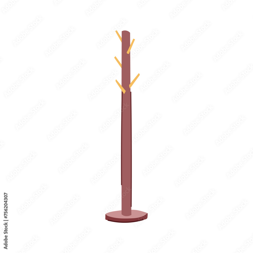 autumn coat rack cartoon vector illustration autumn coat rack cartoon vector illustration