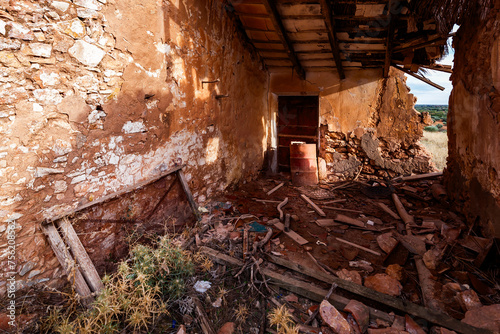Abandoned and ruined house in Alhambra