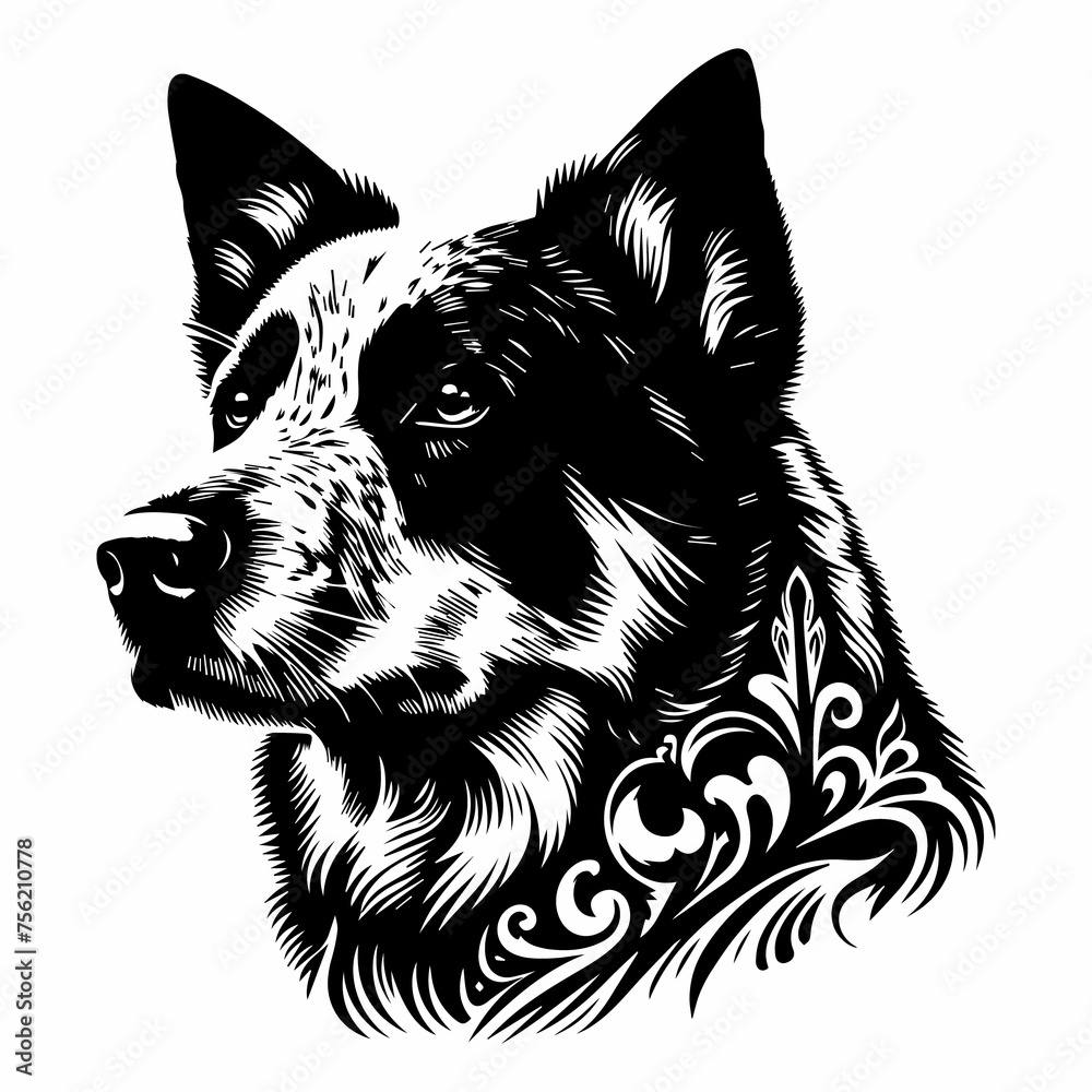 Dog Vector Design, illustration design ai Dog Vector Design, illustration design ai