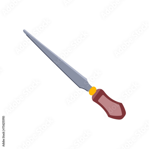 gift letter opener cartoon vector illustration