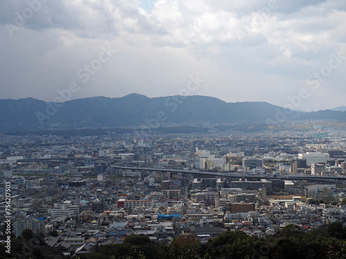 京都 伏見稲荷大社 四ッ辻からの西の方角の眺望