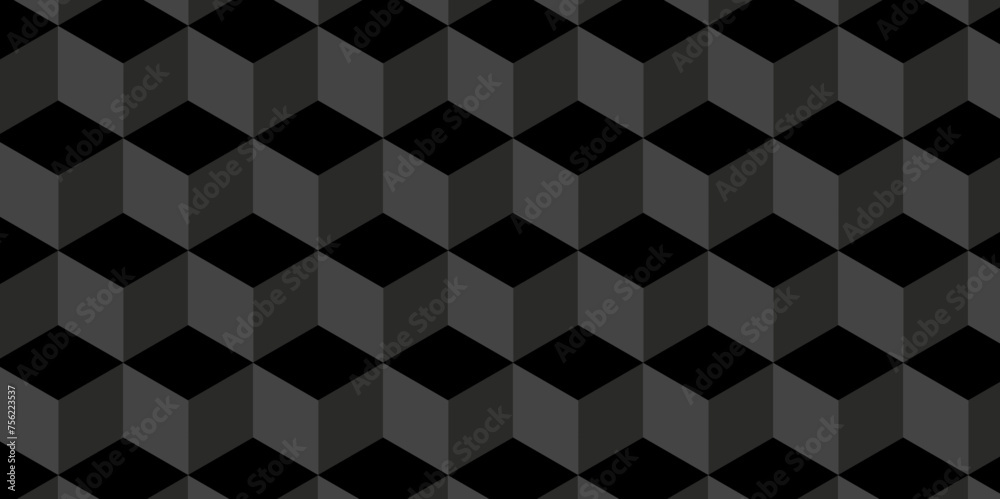 Abstract black and gray style minimal metal blank cubic. Geometric pattern illustration mosaic, square and triangle wallpaper. Seamless pattern grid square vector illustration tile element. Abstract black and gray style minimal metal blank cubic. Geometric pattern illustration mosaic, square and triangle wallpaper. Seamless pattern grid square vector illustration tile element.