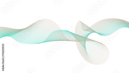 Fototapeta Naklejka Na Ścianę i Meble -  Elegant abstract smooth swoosh speed colorful wave modern stream background. Vector illustration