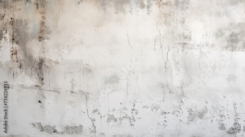 Soft white painted concrete wall. Generative AI © wellyans