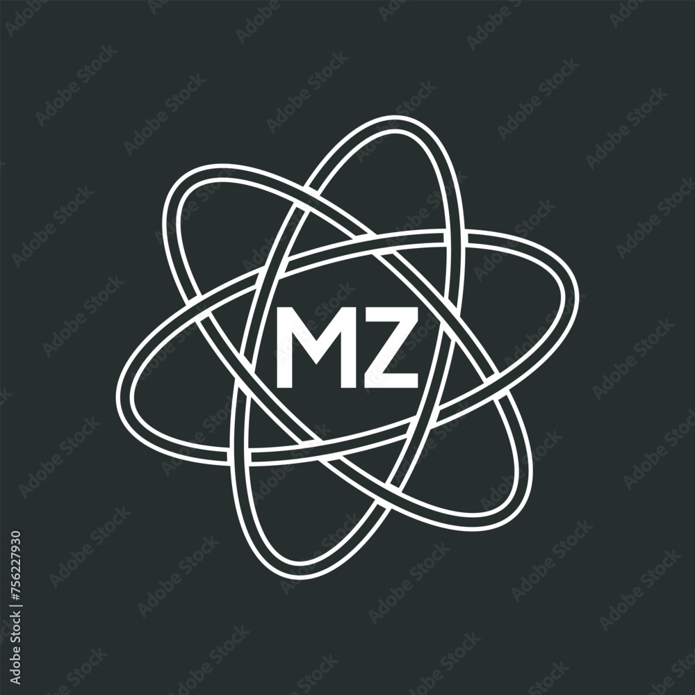 MZ letter logo design on white background. MZ logo. MZ creative initials letter Monogram logo icon concept. MZ letter design MZ letter logo design on white background. MZ logo. MZ creative initials letter Monogram logo icon concept. MZ letter design