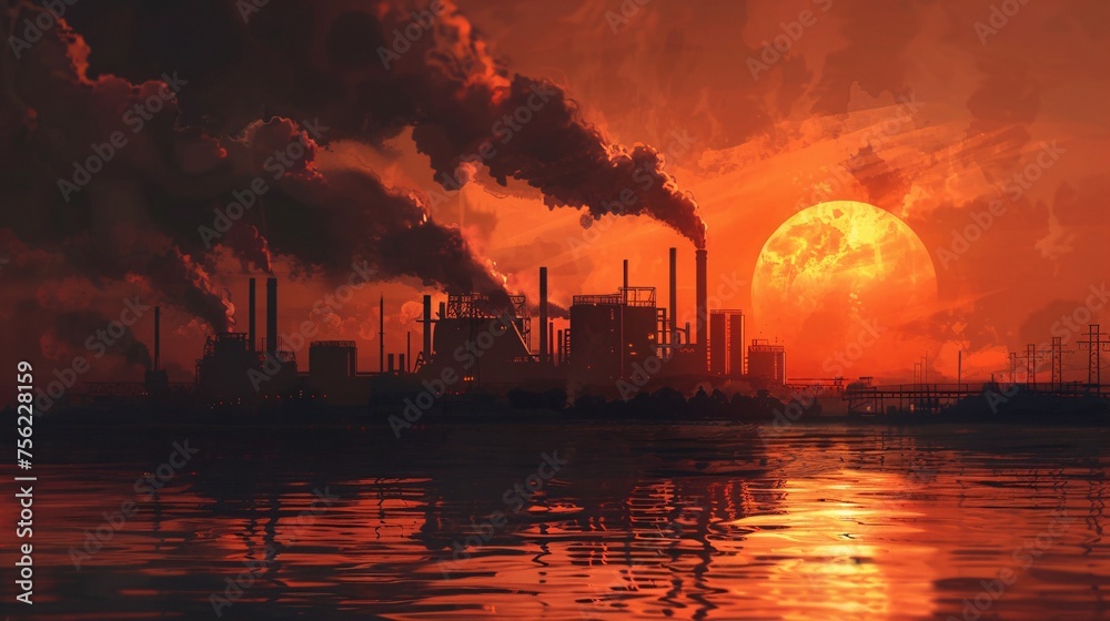 Sunset at the Chemical Plant A Glimpse of the Future Generative AI