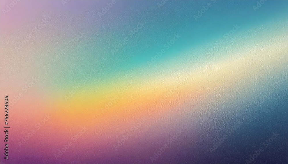 Colorful pastel gradient with grainy texture abstract background with copy space for text or image.
