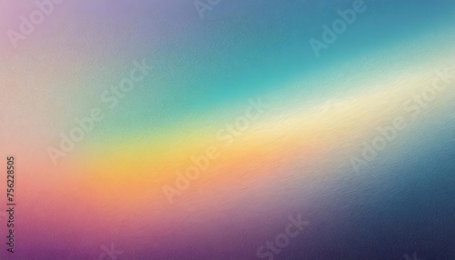 Colorful pastel gradient with grainy texture abstract background with copy space for text or image.