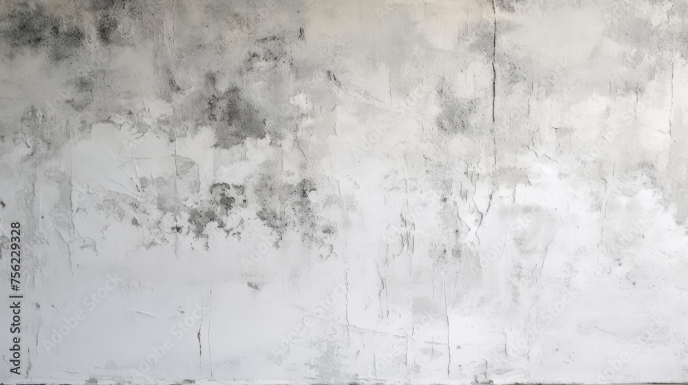 Obraz premium Soft white painted concrete wall. Generative AI