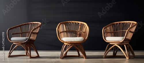 A fusion of traditional artistry and contemporary design: Rattan Chair crafted with precision and timeless appeal.