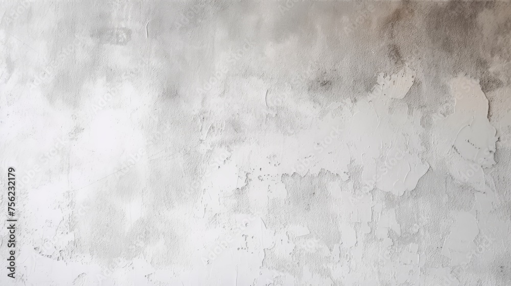 Obraz premium Soft white painted concrete wall. Generative AI