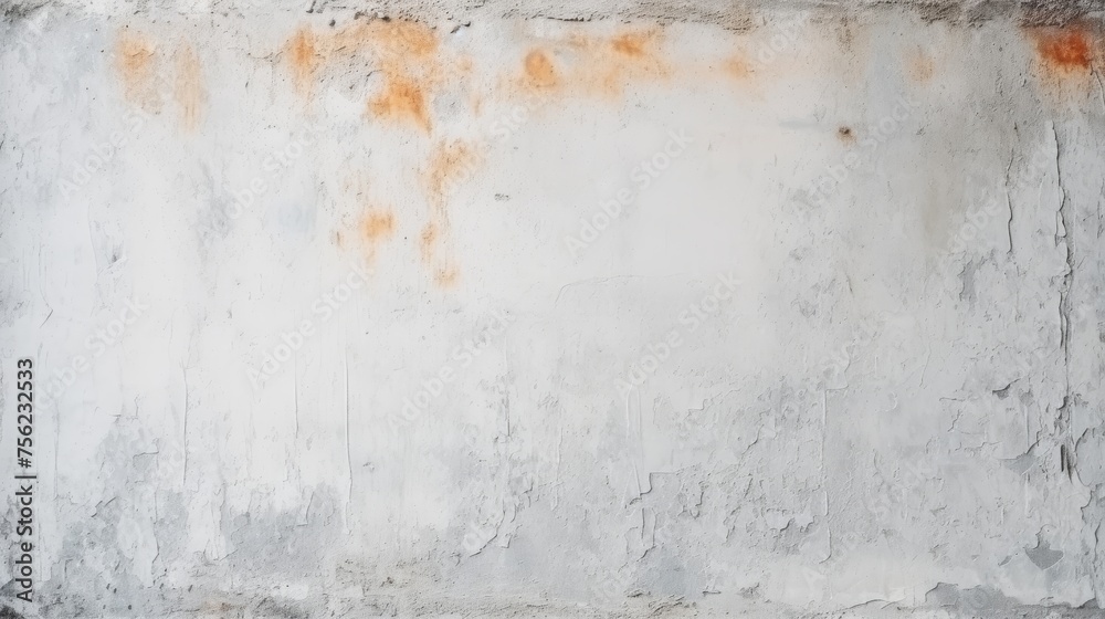 Obraz premium Soft white painted concrete wall. Generative AI