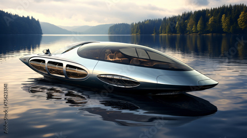 Hydrogen fuel cell boats transportation © Anas