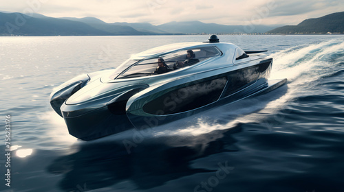 Hydrogen fuel cell boats transportation