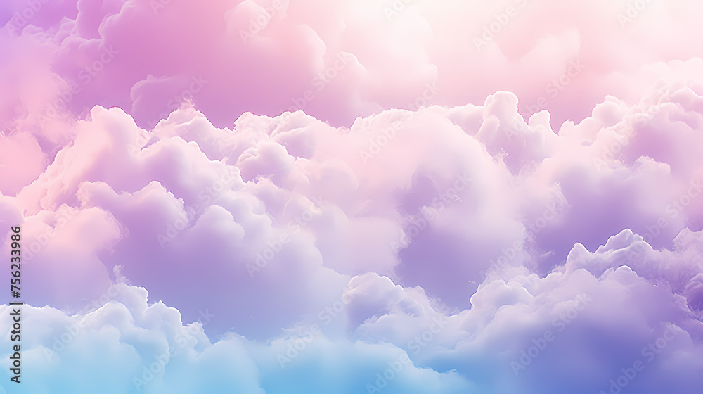 fantasy sky with pink clouds fantasy background