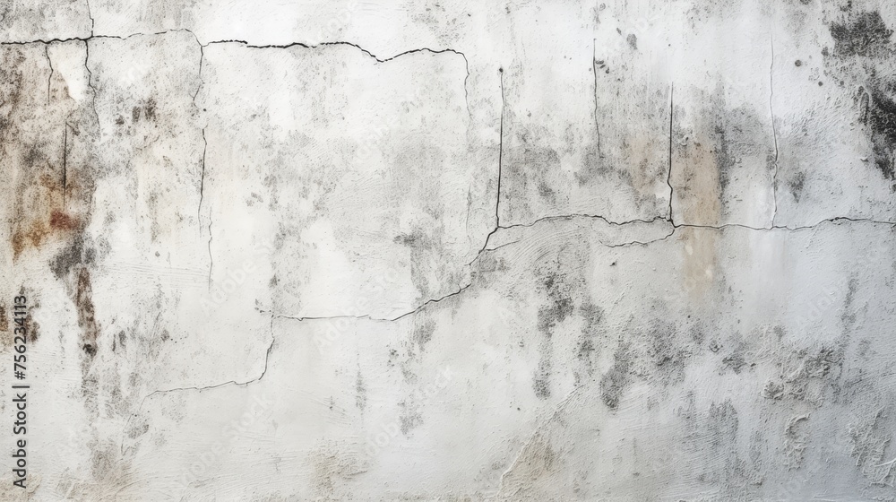 Obraz premium Soft white painted concrete wall. Generative AI