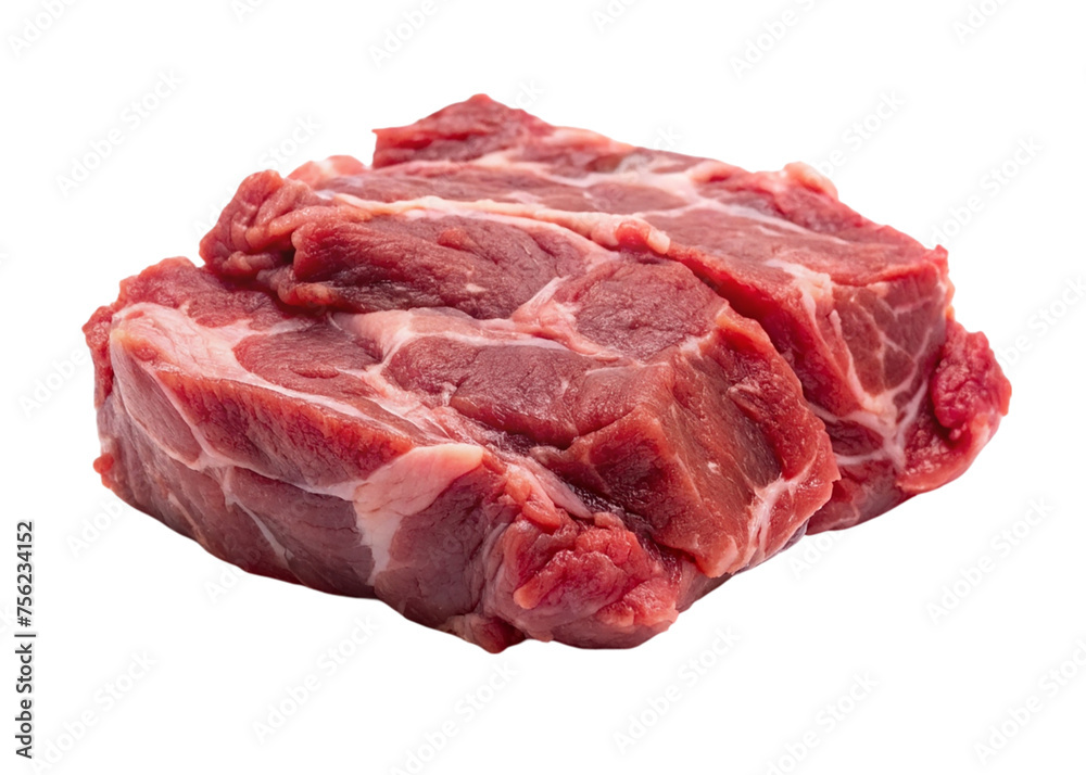 Raw Meat Pork. isolated on transparent background. Raw Meat Pork. isolated on transparent background.