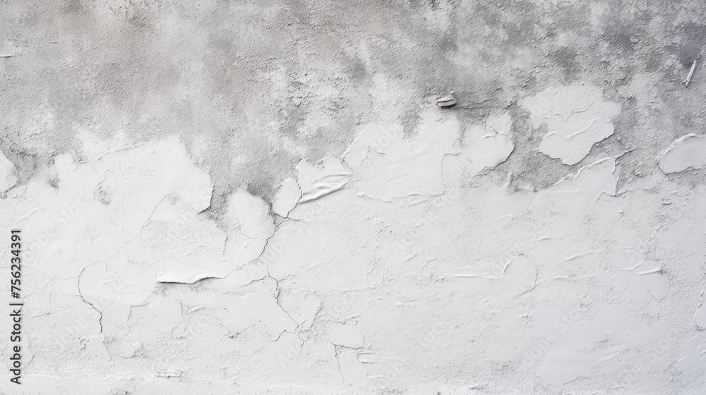 Obraz premium Soft white painted concrete wall. Generative AI