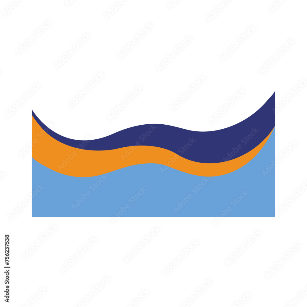 Modern Wavy Border Modern Wavy Border
