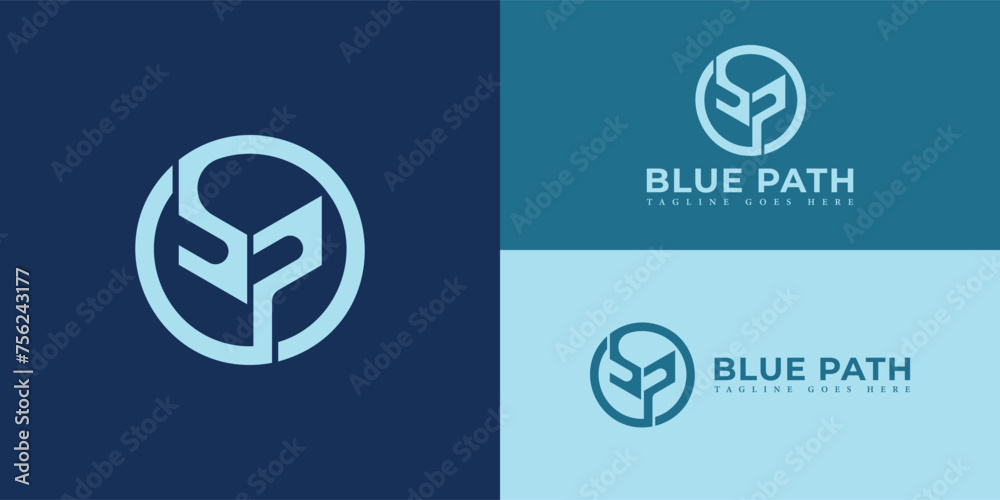 Abstract initial letter BP or PB logo in soft blue color isolated in multiple blue background colors. Initial BP or PB Letter Linked Logo design applied for business and consulting company logo design Abstract initial letter BP or PB logo in soft blue color isolated in multiple blue background colors. Initial BP or PB Letter Linked Logo design applied for business and consulting company logo design