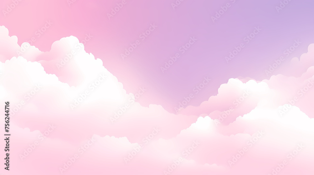 Fantasy pink sparkling cloudscape Fantasy pink sparkling cloudscape
