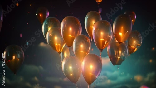 balloons Video 4K photo