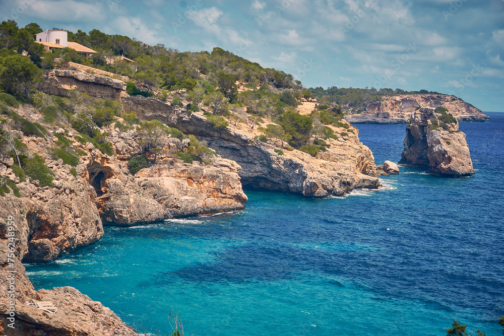 Cala Llombards, Mallorca, Spanien Cala Llombards, Mallorca, Spanien