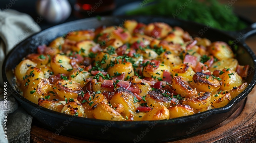 boiled grated potatoes fried until golden brown and cr boiled grated potatoes fried until golden brown and cr