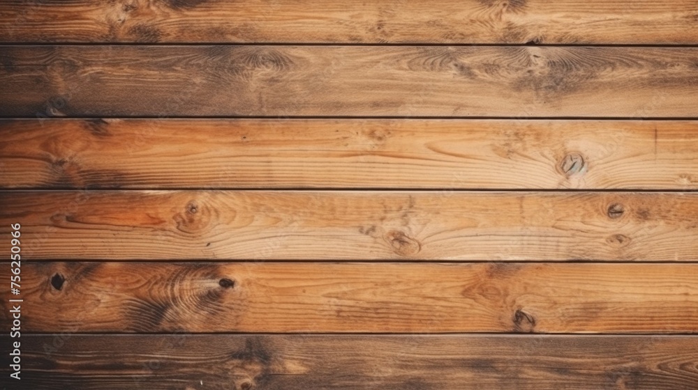 Naklejka premium Wooden floor background. Generative AI