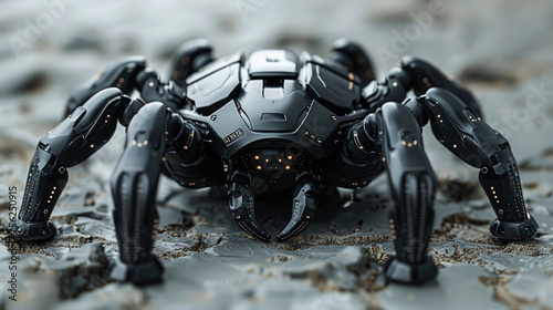 A biomimetic spider robot. The concept of modern technologies © CaptainMCity