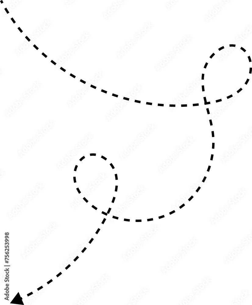 Hand drawn dotted arrows set. Hand drawn freehand different curved lines, swirls arrows. Curved arrow line. Doodle, sketch style. Isolated Vector illustration. Hand drawn dotted arrows set. Hand drawn freehand different curved lines, swirls arrows. Curved arrow line. Doodle, sketch style. Isolated Vector illustration.