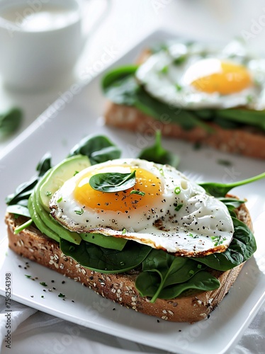 Egg Avocado Toast A Delicious and Nutritious Breakfast Option for Health-Conscious Individuals Generative AI