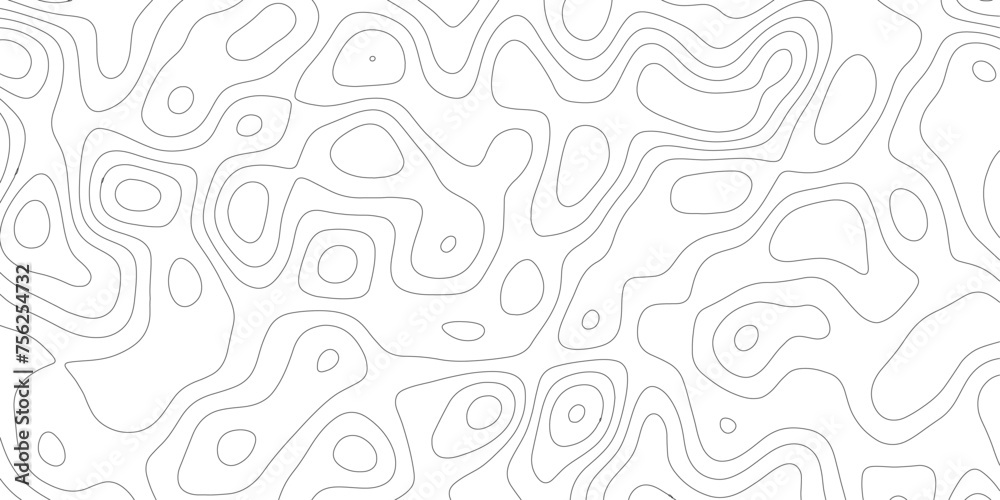 White geography scheme.topography,topography vector desktop wallpaper,round strokes curved reliefs map of topographic contours strokes on wave paper.vector design.
