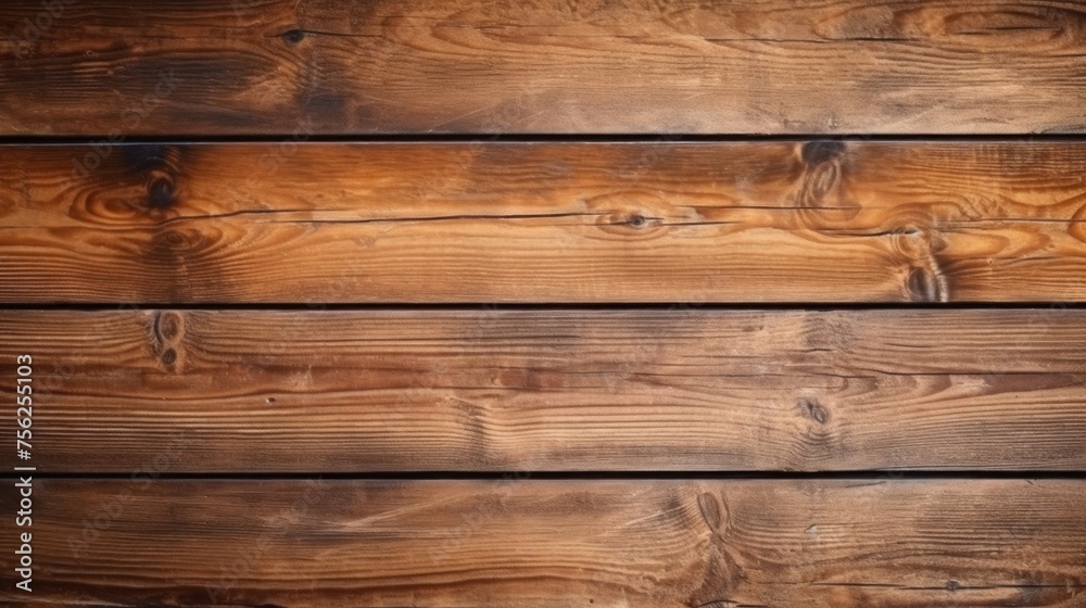 Fototapeta premium Wooden floor background. Generative AI