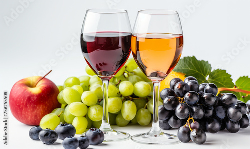 Wallpaper Mural Celebration with Wine and Fresh Fruits: Elegant Indulgence Torontodigital.ca