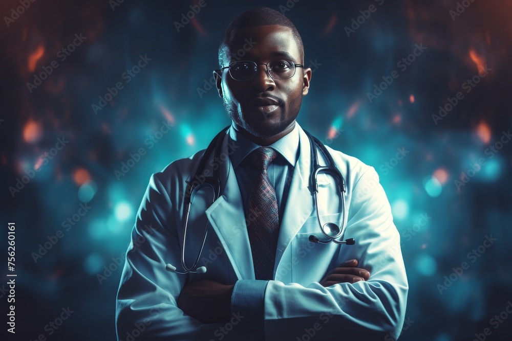 Clinic, profession, people, health care and medicine concept. Doctor at hospital Clinic, profession, people, health care and medicine concept. Doctor at hospital