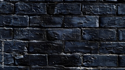 black brick wall pattern for textured backdrop