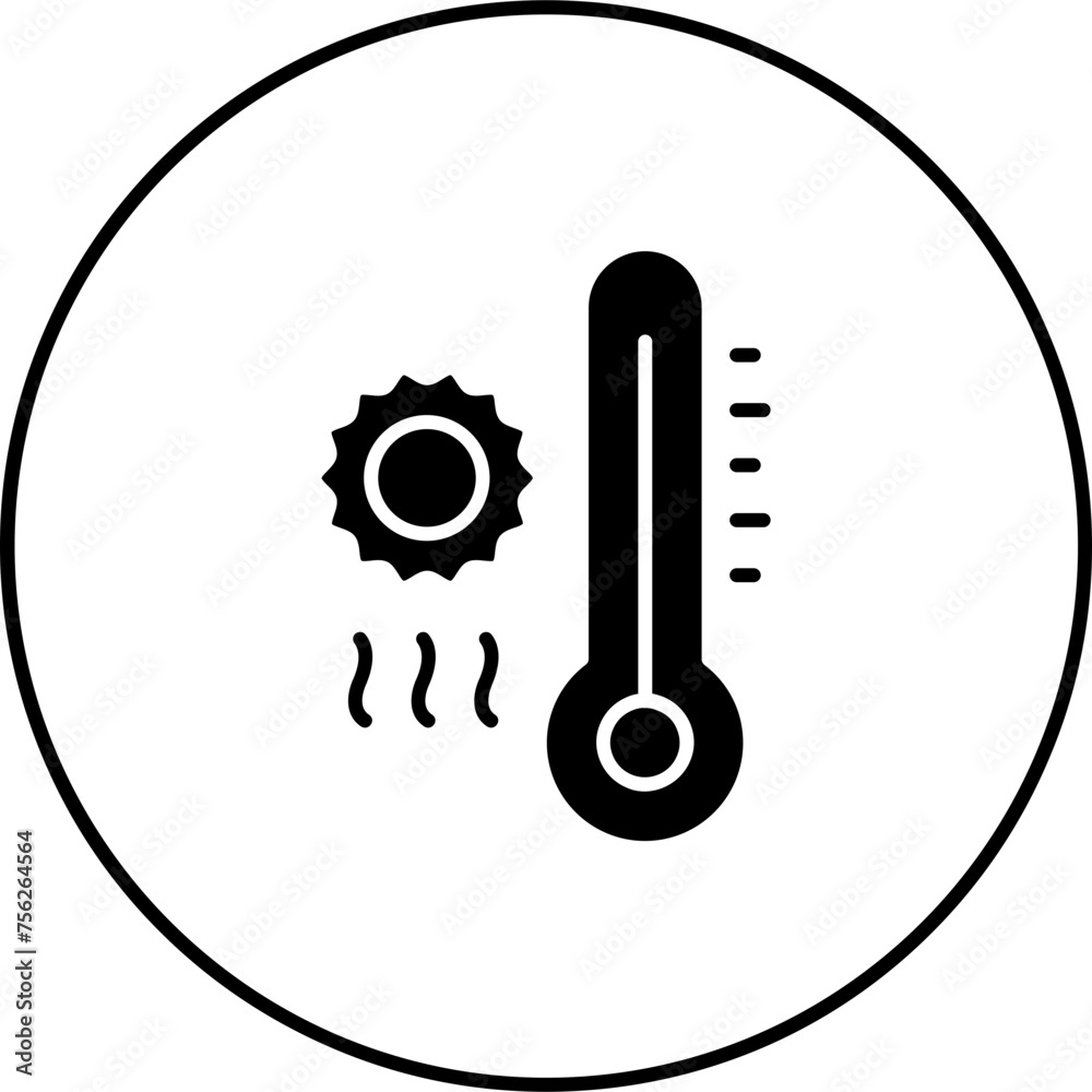 Heat Waves Icon Heat Waves Icon