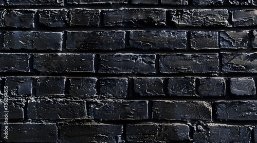 rough black brick wall surface for textured backdrop