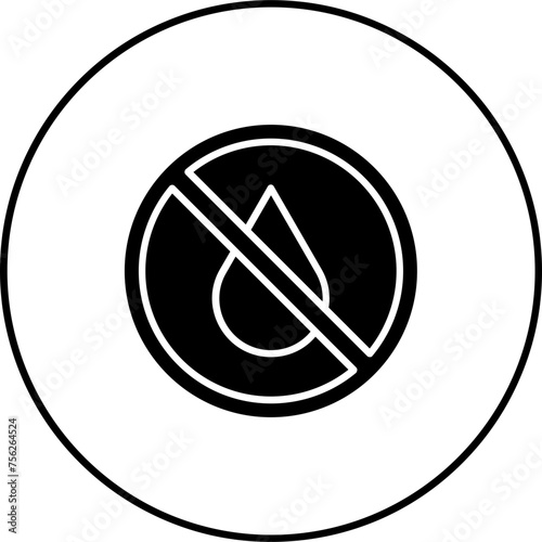Free Download No Water Icon - GFXLoad