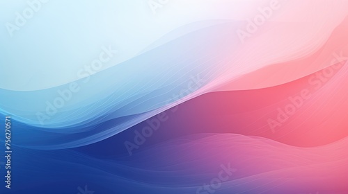 Abstract blue to pink gradient wave design.