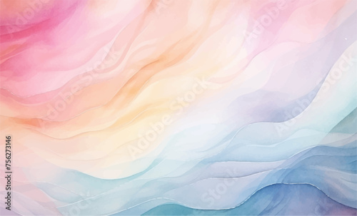 Abstract watercolor background with vibrant colors and dynamic shapes. Perfect for artistic projects, backgrounds, prints, and design elements. © Woeng Studio