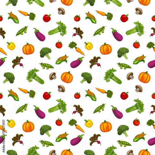 A vegetables background sea...