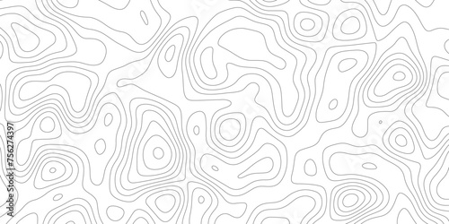 White curved lines earth map geography scheme terrain path round strokes map of.terrain texture high quality topography vector lines vector vector design. 