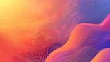 Art background with gradient art landscape poster design. Abstract art background with line pattern modern.