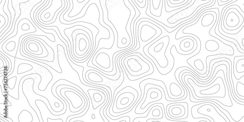White round strokes earth map.soft lines clean modern geography scheme terrain path.curved lines terrain texture curved reliefs.desktop wallpaper topographic contours. 