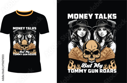 Gangster t-Shirt design
