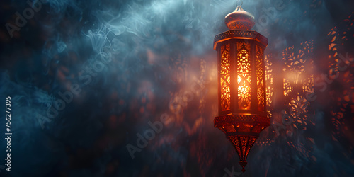  Islamic lantern in the night ,Ramadan Kareem, Ramadan crescent moon, Eid Mubarak Islamic festival social media banner and Eid Mubarak Post Template Islam